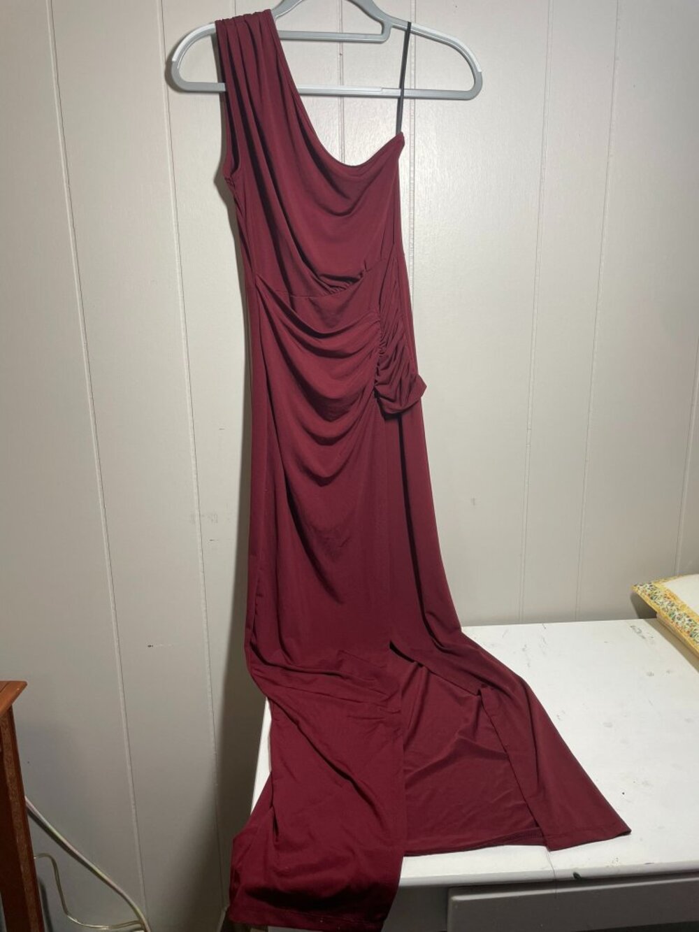 Dress burgundy